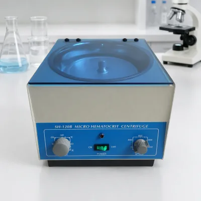Laboratory SH-120B Microhematocrit Centrifuge 24 Tubes 12000 Rpm 15300xg Hot Sale