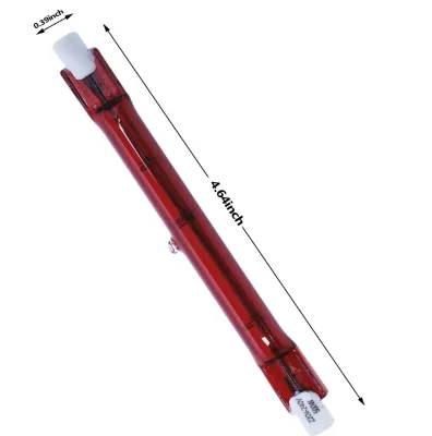 Quartz Glass Infrared Halogen Lamp Element 220V IR Heating Solutions for Sauna Room and Car Paint Dryer J118 R7S
