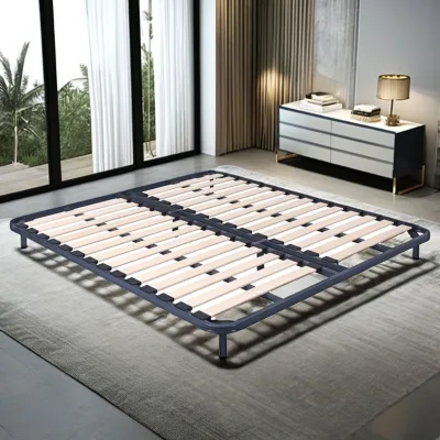 Customizable Suitable Most Thickness Mattresses Fine Workmanship King and Queen Size Bed and Frame Luxury