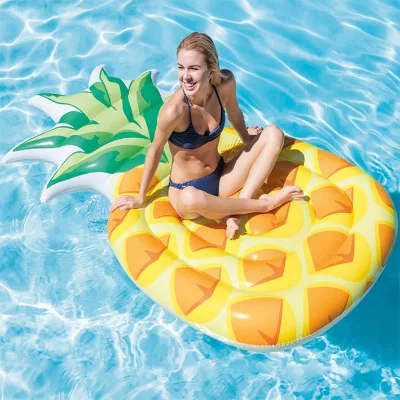 INTEX 58761 Inflatable Large Pineapple Float Adult Wholesale Swimming Pool Float Swimming Pool Series