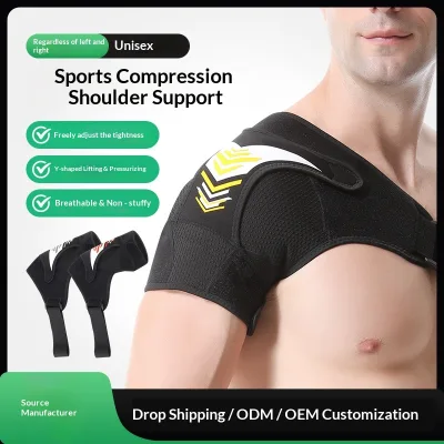 High Quality Neoprene Adjustable Breathable Comfortable Basketball Sport Dislocated Back Protect Shoulder Scapula Support Pain