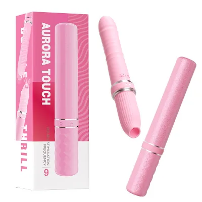 Automatic Strong Telescopic Gun Vibrator Wand Massager Sucking Portable Vibrator for Adult love Gun