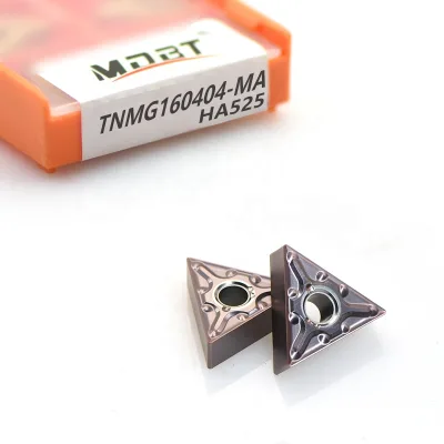 High Quality MDBT Triangle Carbide Insert TNMG160404 Titanium Aluminum Nitride HRC45 Hardness OEM Customizable CNC Turning Tools