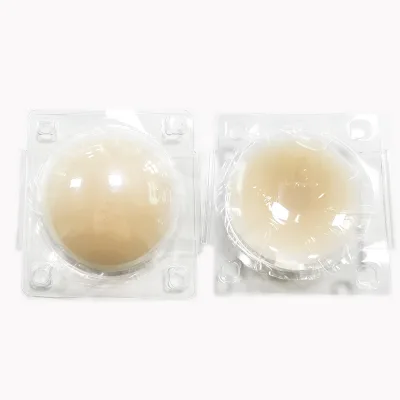 Womens Reusable Invisible Silicone Nipple Cover Push-up Bras Pasties Nipple Cover