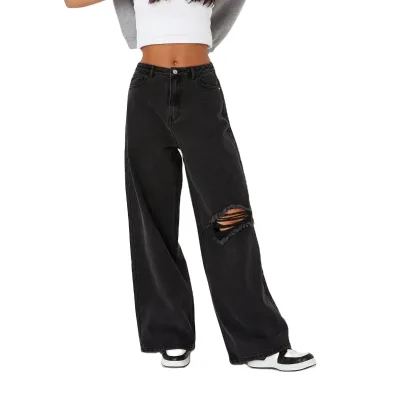 Custom New Arrivals Mom Denim Pants Women Oversize Jeans Girl Pants Light Wash Denim Jeans Denim Pants Ladies Women'S Jeans 2023