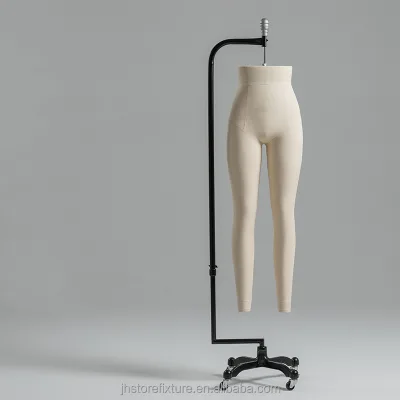 Guangzhou Wholesale Half Body Realistic Lower Limbs Plastic Metal Female Mannequins Leg for Display Clothes