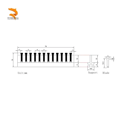 Air Outlet Grille Made by Stamping Process, Unfinished Aluminum Profile, No Surface Treatment.