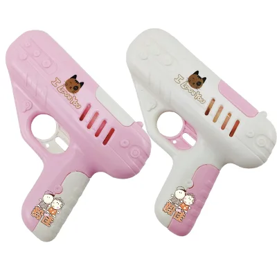 Plastic Cartoon Lollipop Gun Candy Surprise Gift for Boyfriend/Girlfriend Creative Confession Children's Toy