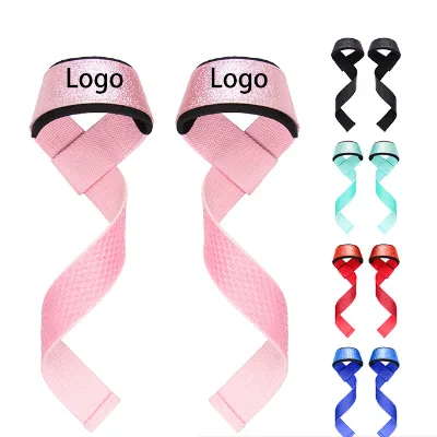 FDFIT Powerlifting Strength Training Bodybuilding Deadlifts Hand Lifting Straps Adjustable Weight Lifting Wrist Straps