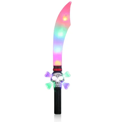 Halloween Toy Swords Led Flashing Pirate Sword Toy for Boys