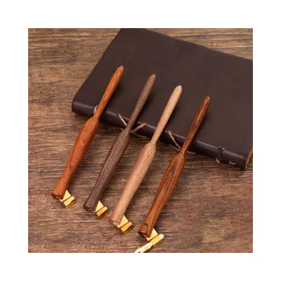 Wooden Dip Pen Set Draw Cartoon Caricature Calligraphy Ink Dip Pen With a Removable Metal Flange