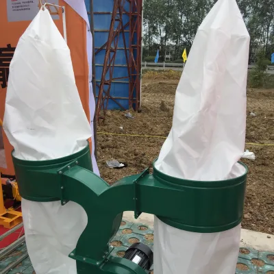 Factory Price High Quality Woodworking Industrial Vacuum Cleaner Electric Sawdust Double Bag Dust Collector