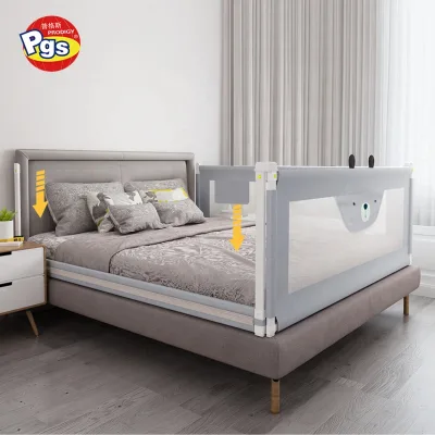 Baby Safety Bed Rail Bedroom Nylon Iron Safety Bed Barriers Baby Care Bed Rail