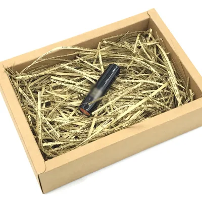 Wholesale Craft Paper Retro Style Printed Raffia Paper Shreds for Gift Box Packaging Decoration Filler