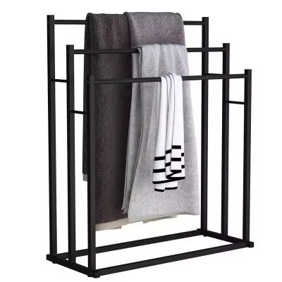 80 cm, large size, metal floor type multi-purpose classic towel for drying, suitable for storage in swimming pools and bathrooms
