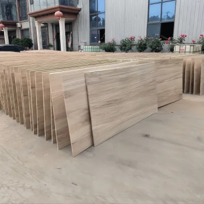 Eco Friendly Paulownia Edge Glued Panels Lightweight Kiri Timber Board Furniture Decorative Material