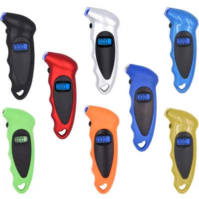 Digital Tire Pressure Gauge LCD Backlight Display Auto Car Tire Pressure Tester