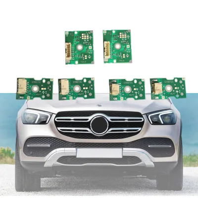 JUSHUO High Quality LED Boards Set DRL LED Boards 6pcs/Set for GLE167 Low Version 6PIN 2020-2023