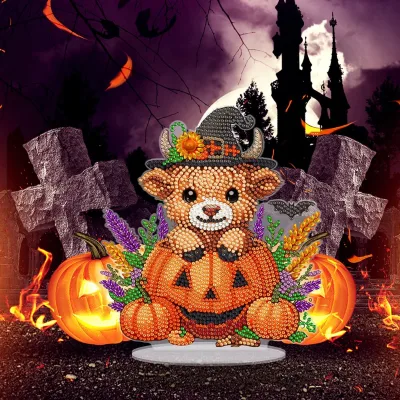 Diamond Painting Acrylic Halloween Yak Goblin 5D DIY Craft Ornament