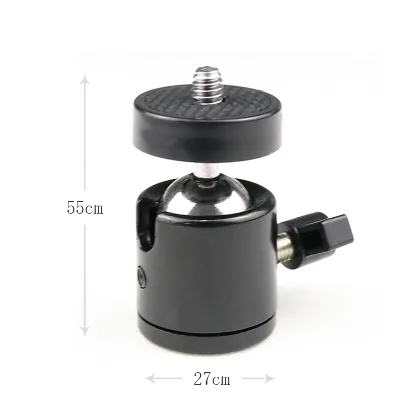 1/4" Screw Mini Camera Ball Head,1/4" Thread Aluminum Alloy 360 Degree Rotating Swivel Mini Ball Head