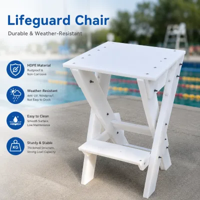 LC901 Lifegaurd Chair HDPE Swimming Pool Lifeguard Chair  Customizable Life-Saving Equipment