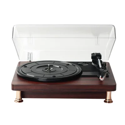Vinyl Record Player Multifunctional Retro Phonograph BT Speaker Living Room European Style Home Speaker