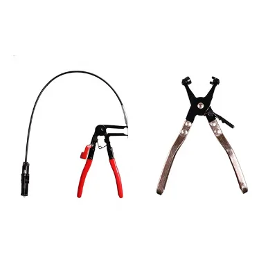 Car Repairs Bent Nose Flexible Hose Clamp Pliers