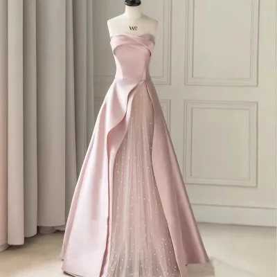 Bra Evening Dress New Bride Engagement Wedding Host Long