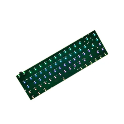 60% key hot swap no solder optical iso mechanical solderless qmk via mechanical keyboard pcb with rgb