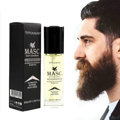 Custom Peppermint Nourish Beard Oil Logo Private Label Jojoba Soften Beard Care Oil Wholesale
