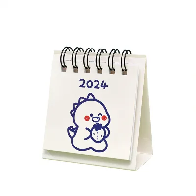 Custom Small Size 365 Day Daily Inspirational Quotes Spiral Binding Desk Tent Calendar