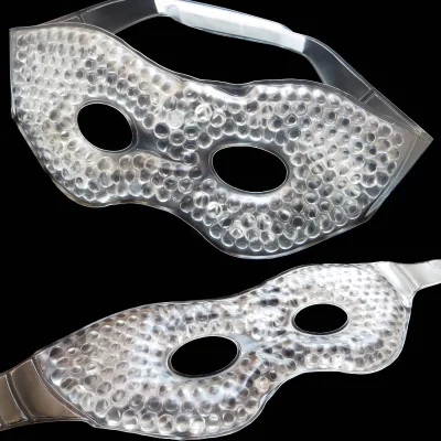 Eye Care Soft Crystal Beads Pearl Gel Eye Mask