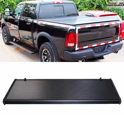 Off-road 4x4 Accessories Universal Pickup Bed Cover Three-fold Hard Truck Tonneau Cover