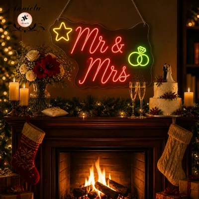 ANNIELU Hot Sale Photo Booth Decorative LED Christmas Light for Wedding Event DJ Parties Stage Decorations