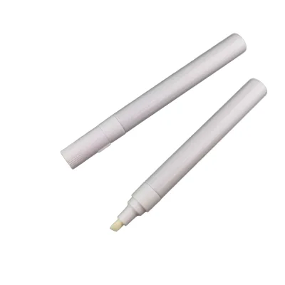 High Quality Customized Logo Marker Pen Aluminum Body Permanent Waterproof Paint with Oblique Brush Tip Set Packaging