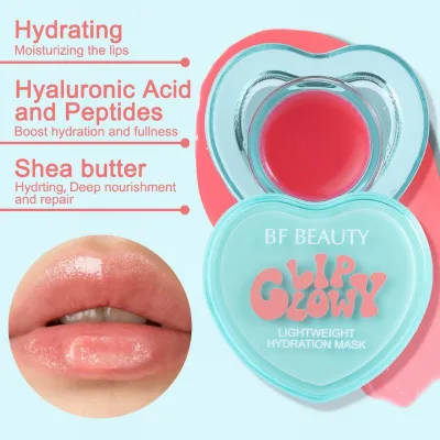 Vegan Lip Mask Treatment Long Lasting Nourishing Lip Sleep Mask Custom Logo Soft Glowy Lightweight Hydration Lip Mask