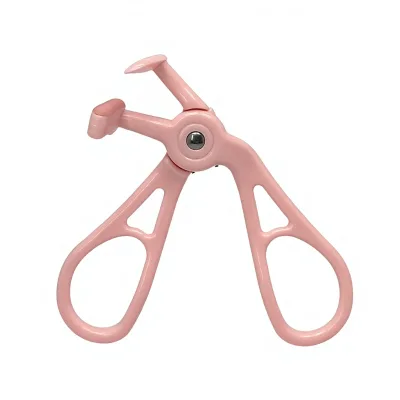 Women's Plastic Mini Eyelash Curler Beauty Tool with Wide Angle Permanent Styling Clip Sunflower Shaped for Novice Curling