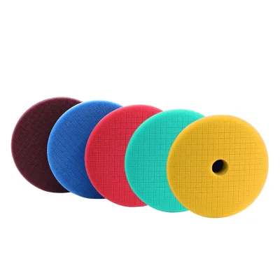 Factory Direct Supply Cross Line 6.5 Inch Face with 6inch 150mm Backing Plate Foam Buffing Polishing Pad for Car Scratch Remover