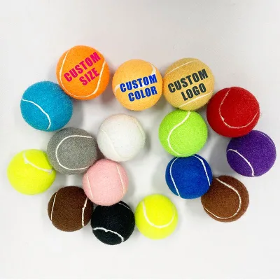 Eco-friendly Standard Size Custom Logo Perfect For Outdoor Sports Practice Applied To Marketing And Branding Logo Tennis Ball