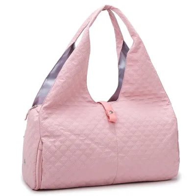 Women Travel Canvas Tote Weekender Bag Gym Duffel Bags Waterproof Gym Bag with Shoe Compartment