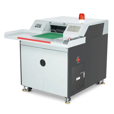 Mini Industrial Paper Shredder 430L Capacity Secure Documents Destroyer 24 Hours Non-Stop 100 Sheets Capacity Heavy Electric