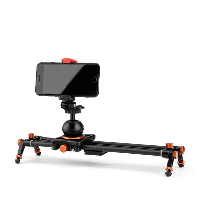 Fotorpor Carbon Fiber Camera Smartphone Track Slider Video Stabilizer Rail for DSLR DV Camcorder Film
