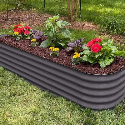 Garden Raised Bed Garden Metal Planter for Vegetables Garden Beds for Growing Herbs and Vegetables