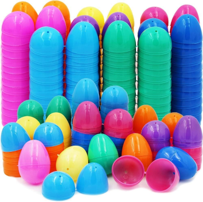 Fillable Easter Eggs Colorful Bright Plastic Easter Eggs Perfect for Easter Hunt Surprise Egg