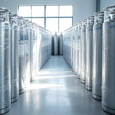 Sturdy Structure Cryogenic Container Horizontal 2.88Mpa Liquefied Natural Gas Storage Tank Stainless for Biological Research