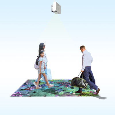 Superior Quality Interactive Projection Advertising System Bring a Good Experience to Your Customer!
