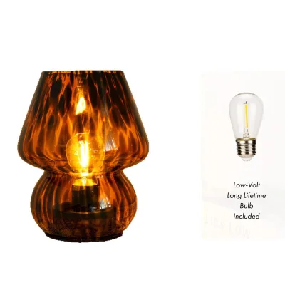 No-plug Mushroom Lamp Small Bedside Table Lamp LED Bulb, Dimming Night Light, Suitable for Bedroom/living Room/corner Decoration