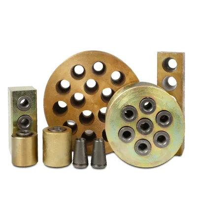 High Quality YJM Multi-Hole Prestressed Concrete Post Tensioning Anchorage System Head and Wedges for Bridge Construction