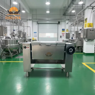 Multipurpose Commercial Tilting Bratt Pan - 304 Stainless Steel, 12mm Even-Heat Base, Boiling/Braising Machine