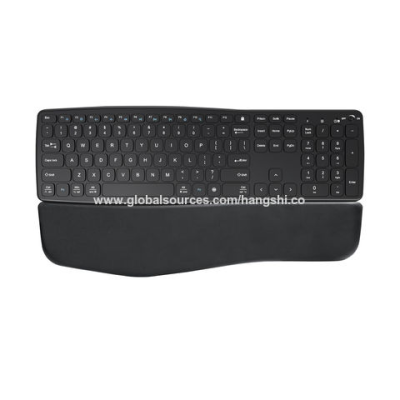 Wireless slim Keyboard with detachable palm rest